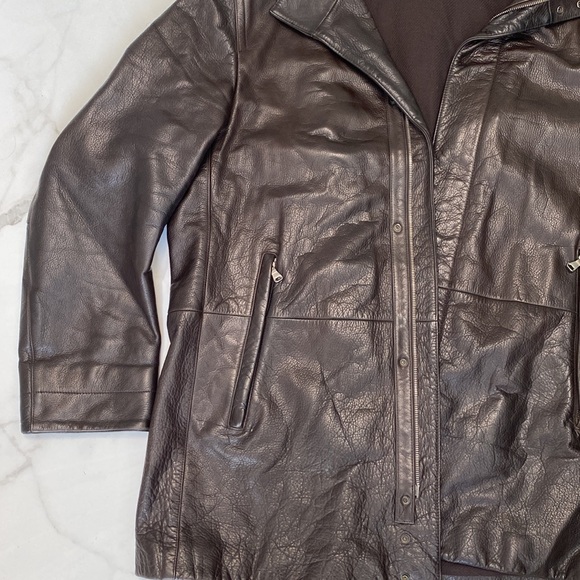 Men’s Hugo Boss Leather Jacket - Picture 7 of 8
